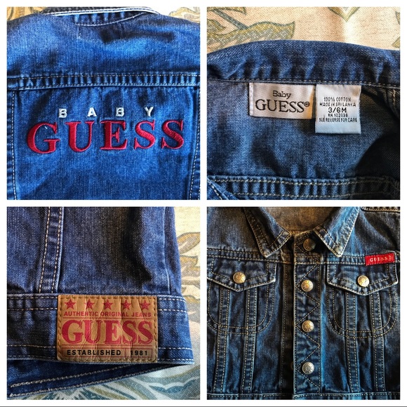 Baby Guess Jean Jacket 3/6M - Picture 3 of 3